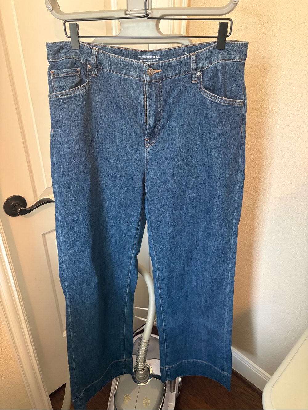 Chico's Medium Blue Wide-Leg Trouser Jeans